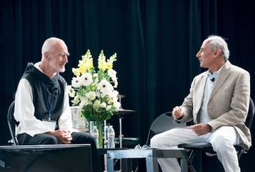 Jack Kornfield and Brother David at the Greater Good Gratitude Summit