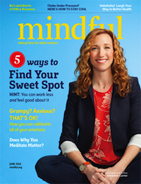 This essay originally appeared on the <a href=“http://www.mindful.org”>website</a> of <em>Mindful</em> magazine, which this month features GGSC senior fellow and <em>Sweet Spot</em> author Christine Carter on the cover. <a href=“http://www.mindful.org/mindful-magazine/june-2015-issue”>Learn more!</a>