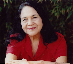 Dolores Huerta is a civil rights activist who cofounded the United Farm Workers.