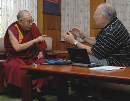 The idea for the Cultivating Emotional Balance program grew out of discussions between the Dalai Lama and Western scientists, including psychologist Paul Ekman (right).