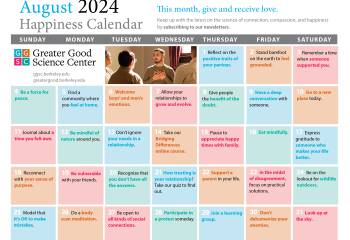 Your Happiness Calendar for August 2024