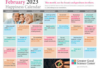 Your Happiness Calendar for February 2023