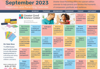 Your Happiness and Parenting Calendar for September 2023