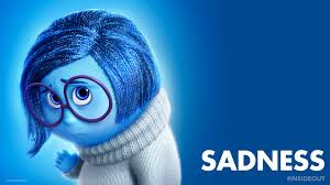 Picture of the character Sadness from the Pixar film Inside Out