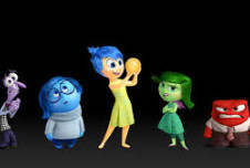 Picture of five characters from the Pixar film Inside Out