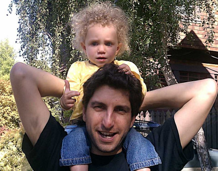 The author and his daughter, last year.