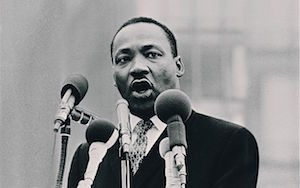 “I refuse to accept the view that mankind is so tragically bound to the starless midnight of racism and war that the bright daybreak of peace and brotherhood can never become a reality.”—Martin Luther King Jr.