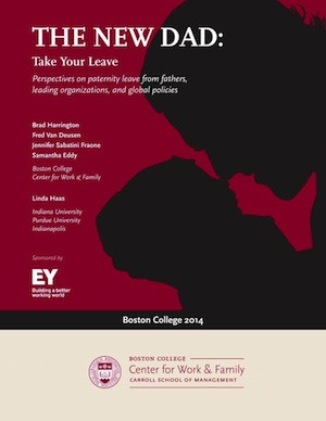 Read the new report from the Boston College Center on Work and Family, <a href=“http://www.thenewdad.org/new_paternity_leave_study_2014”>“The New Dad: Take Your Leave.”</a>