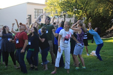 Games and other playful activities were a key part of the Greater Good Science Center’s Summer Institute for Educators, which develops key social-emotional learning skills.