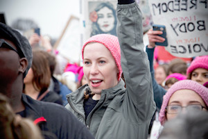 The Women’s March on Washington following President Donald Trump’s inauguration