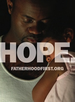 The Head Start program created this series of Fatherhood First posters “as an outward demonstration of support for men to become more involved in the Head Start program.” Program staff use the language associated with each poster as talking points or conversation starters to encourage the participation of fathers and other men who may be interested in the program.