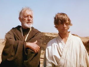 Obi-Wan Kenobi and Luke Skywalker.