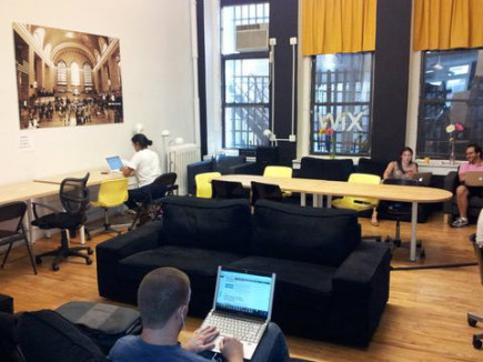 The Wix Lounge in New York City.