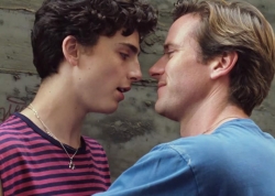 Timothée Chalamet and Armie Hammer in <em>Call Me by Your Name</em>.
