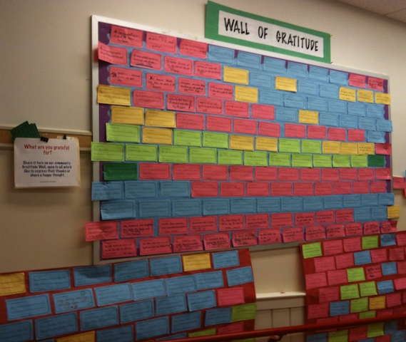 Gratitude Journal: “Wall of Gratitude” | Greater Good Magazine